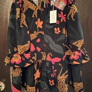 Colorful Animal Print Dress
